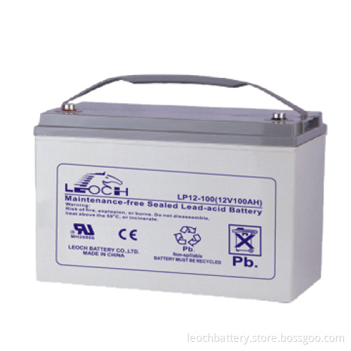 Lead-acid Battery for Marine, with 12V Voltage and 100Ah Capacity